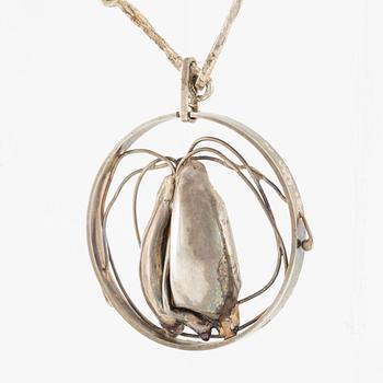 Lars Arby, chain with pendant, sterling silver, Gothenburg among others 1978.