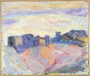 Britta Ringvall, oil on canvas, signed.