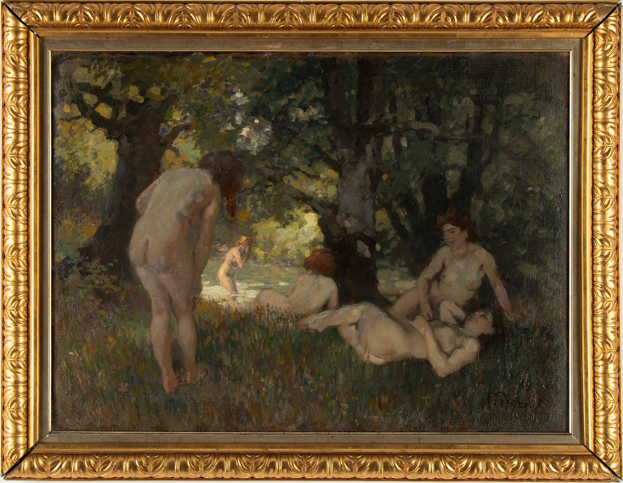 Paul Paede, oil on canvas, signed.