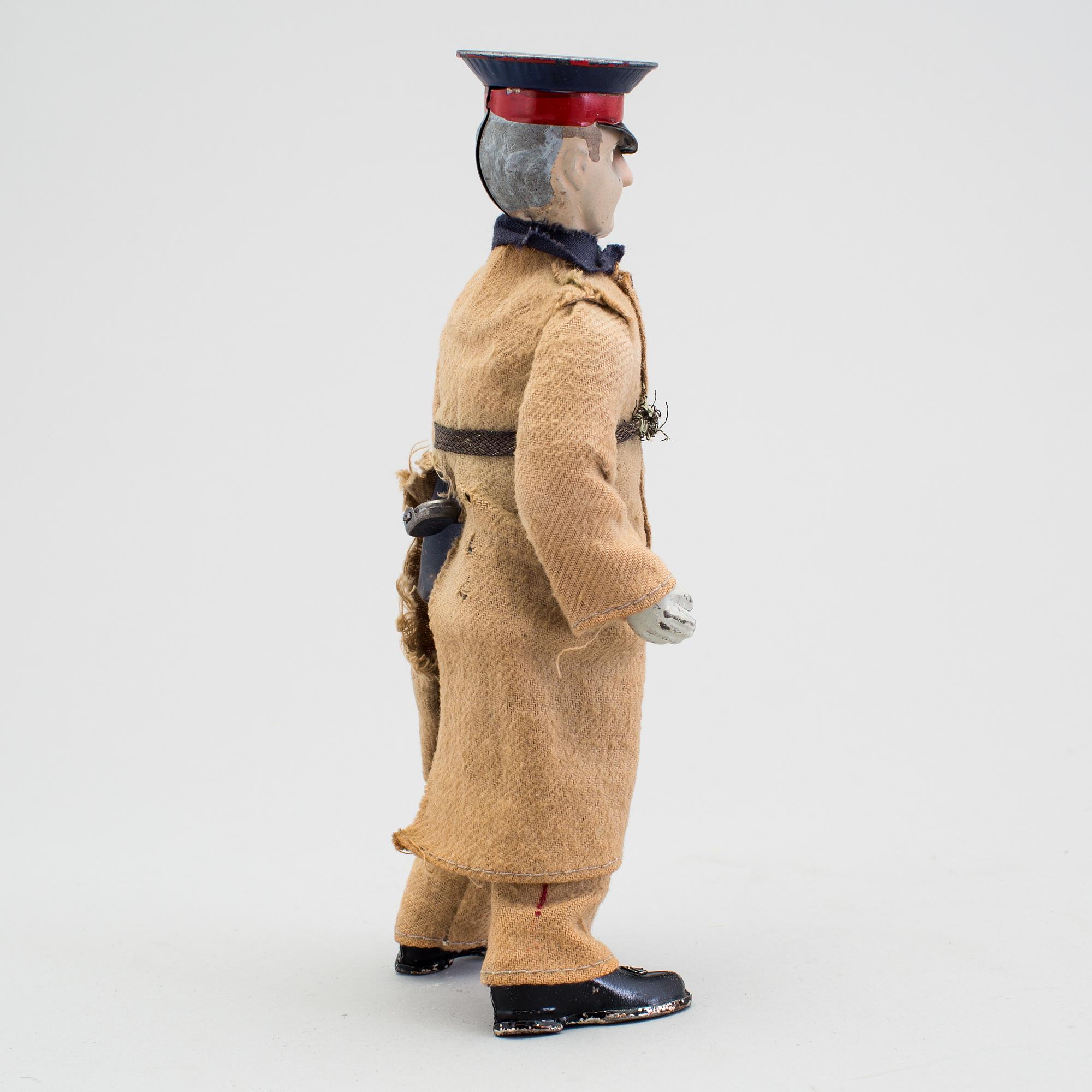 A Lehmann tinplate and textile Captain of Kopenick, Germany, 1907-1918.