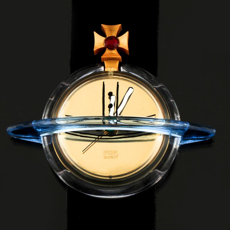 ARMBANDSUR, "POP", Vivienne Westood för Swatch, formgiven 1993.