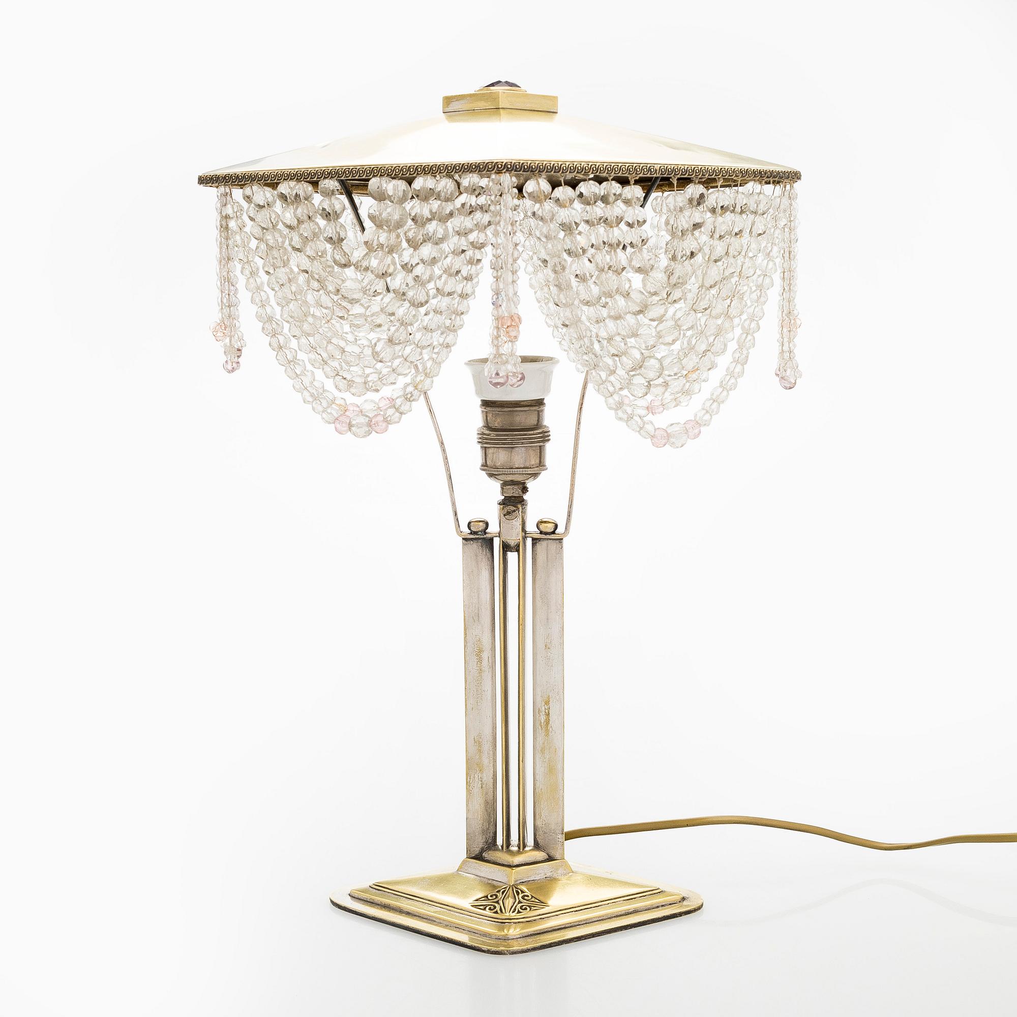 An early 20th century table lamp.
