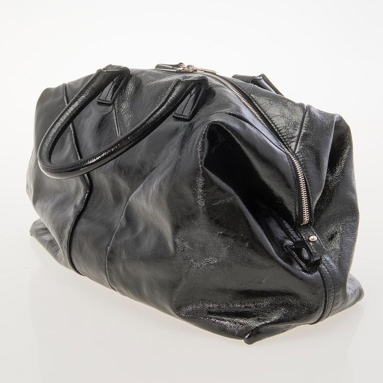 YVES SAINT LAURENT Easy Patent Leather Boston Bag.