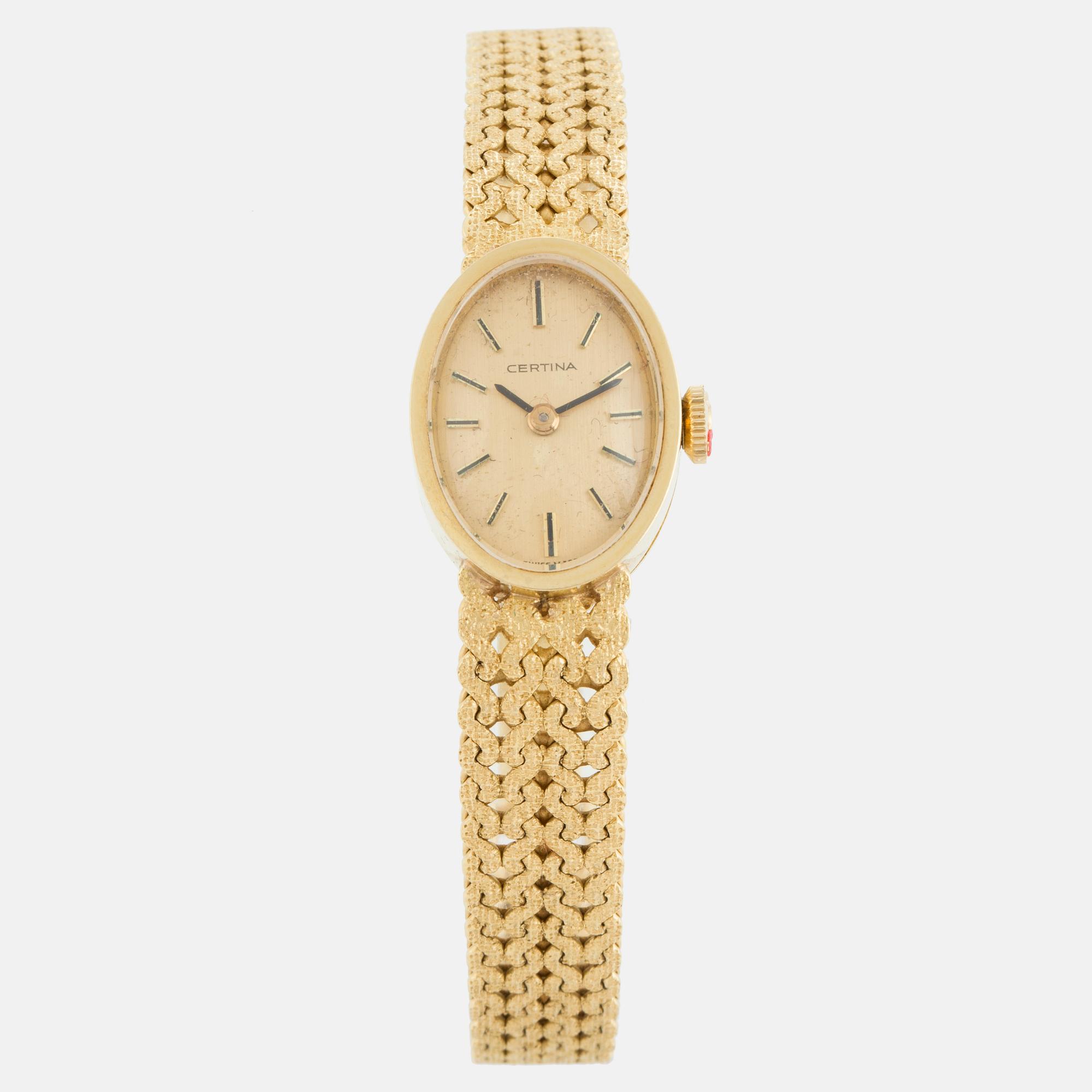 ARMBANDSUR, Certina, 18K guld.