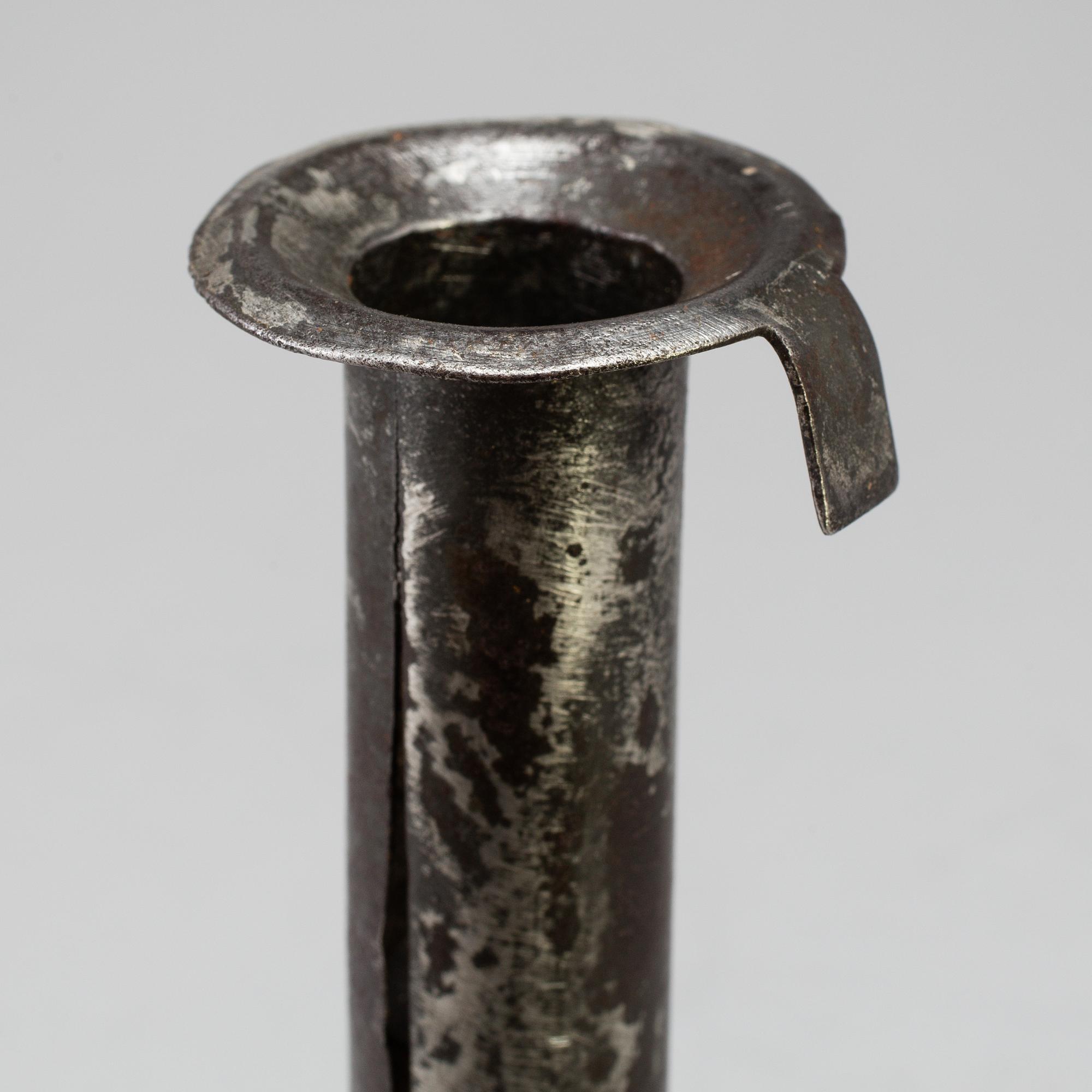 LJUSSTAKE, plåt, 1700-tal.