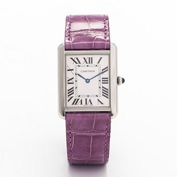 Cartier, Tank Solo Large, armbandsur, 27 x 34 mm.