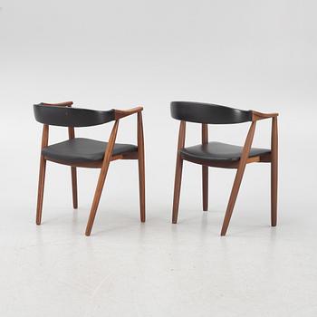 Armchairs, a pair by Farstrup, Denmark, 1960s.