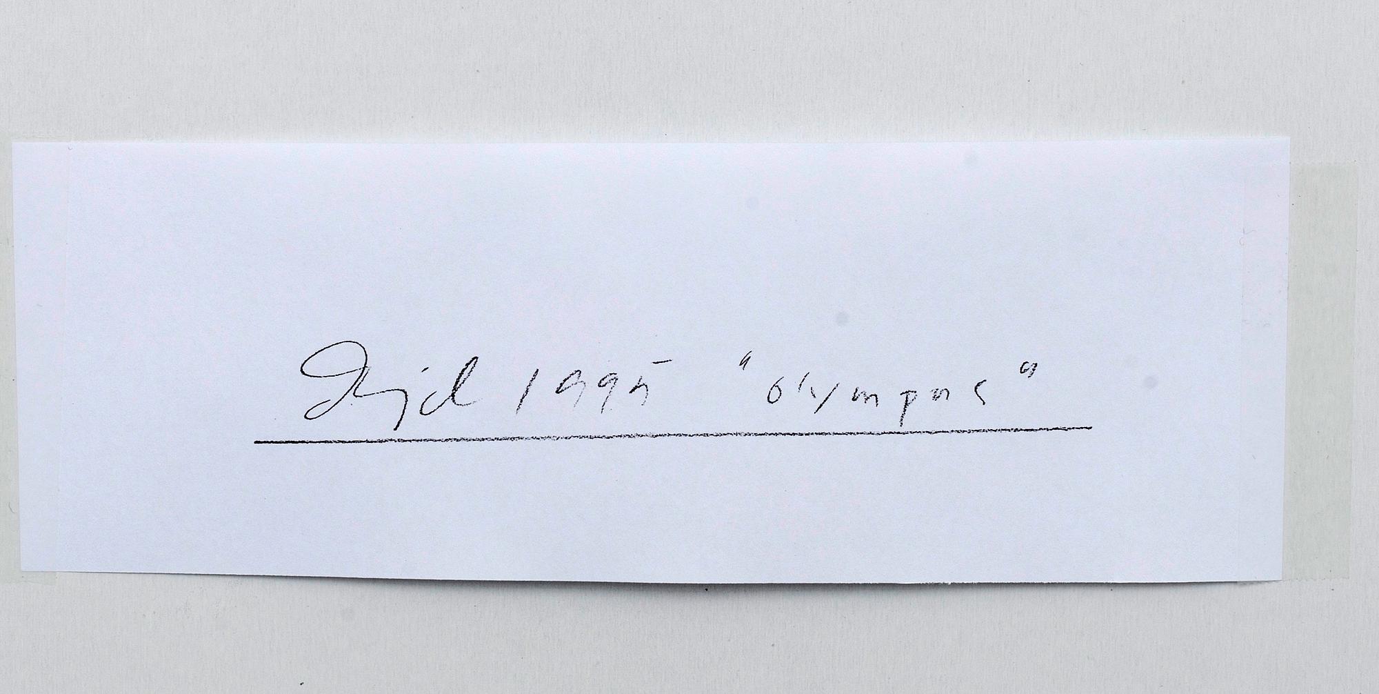 DAWID, a signed and dated photo 1995.