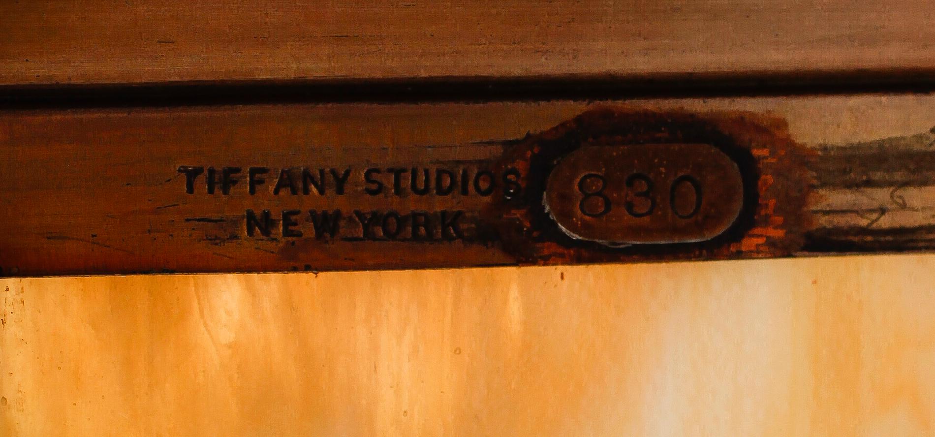 SKRIN, Tiffany Studio, New York, omkring år 1900.