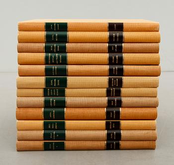 BÖCKER: SAK, 12 volymer, konstböcker, 1960-tal.