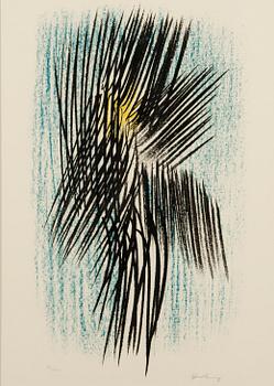 HANS HARTUNG, litografi 41/100, signerad.
