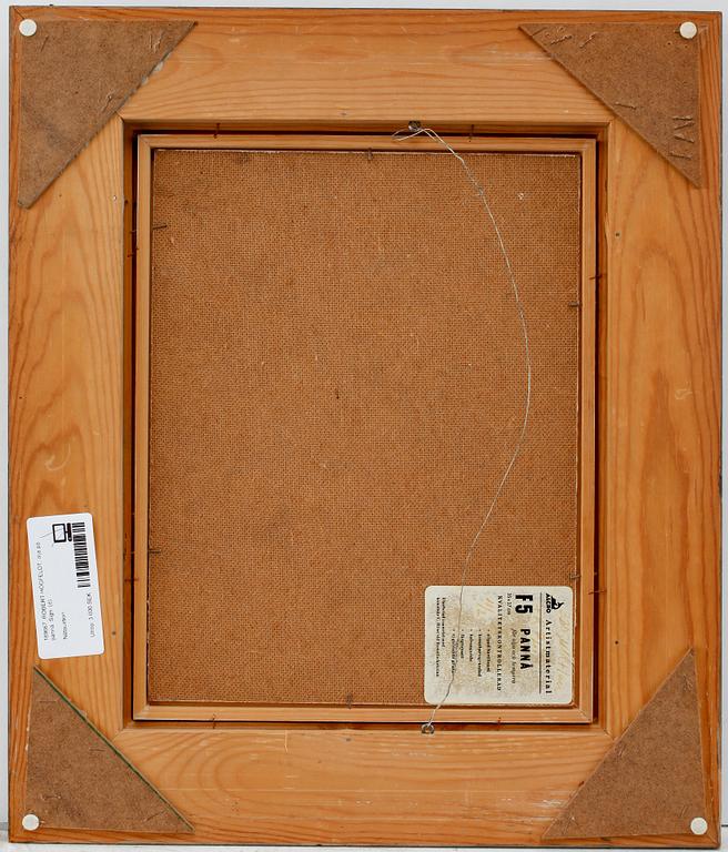 ROBERT HÖGFELDT, olja på pannå. Sign.