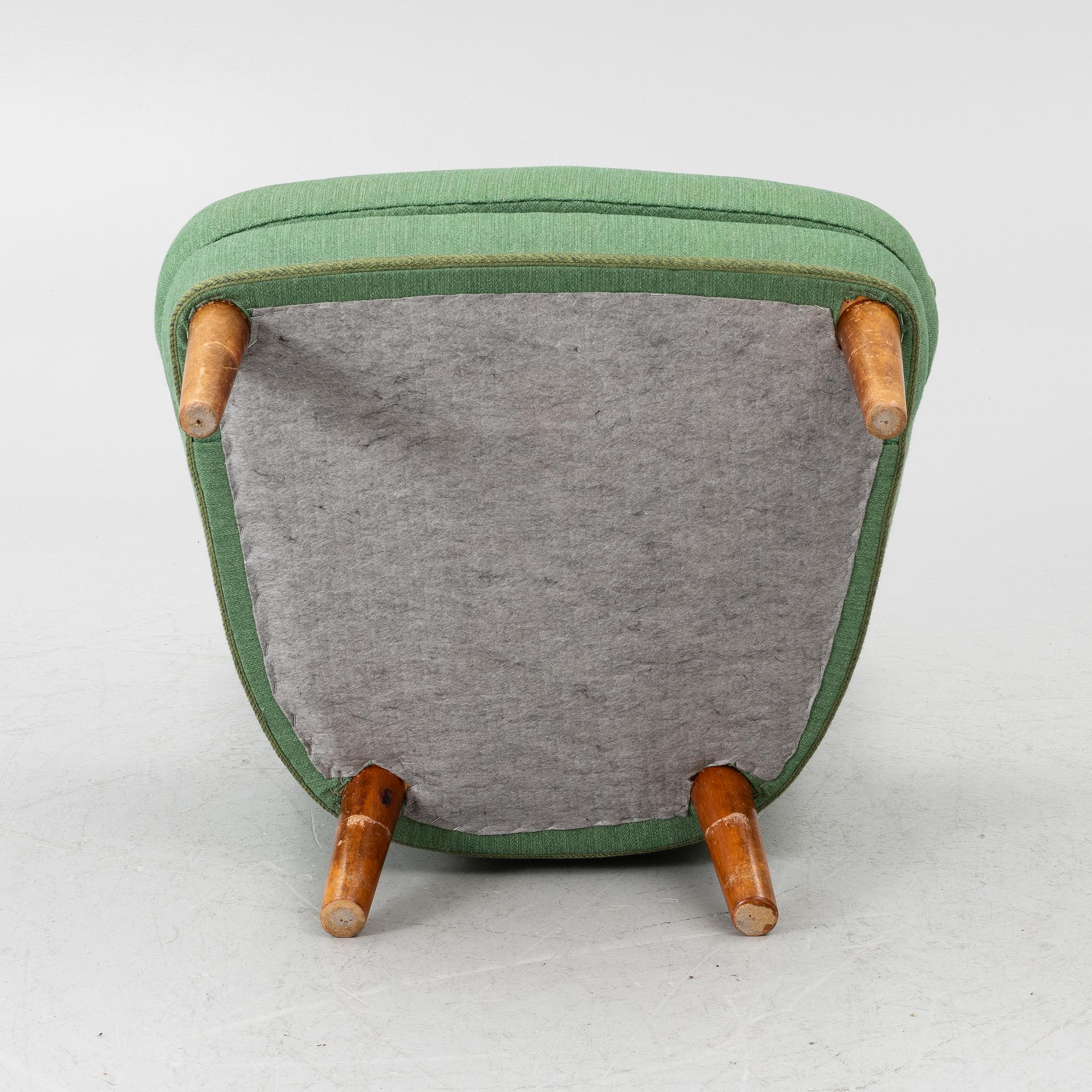 Carl Malmsten, armchair, 'Wergeland', second half of the 20th century.