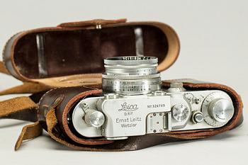 KAMERA, Leica III B. No 326769 D.R.P. Ernst Leitz Wetzlar. Tyskland.