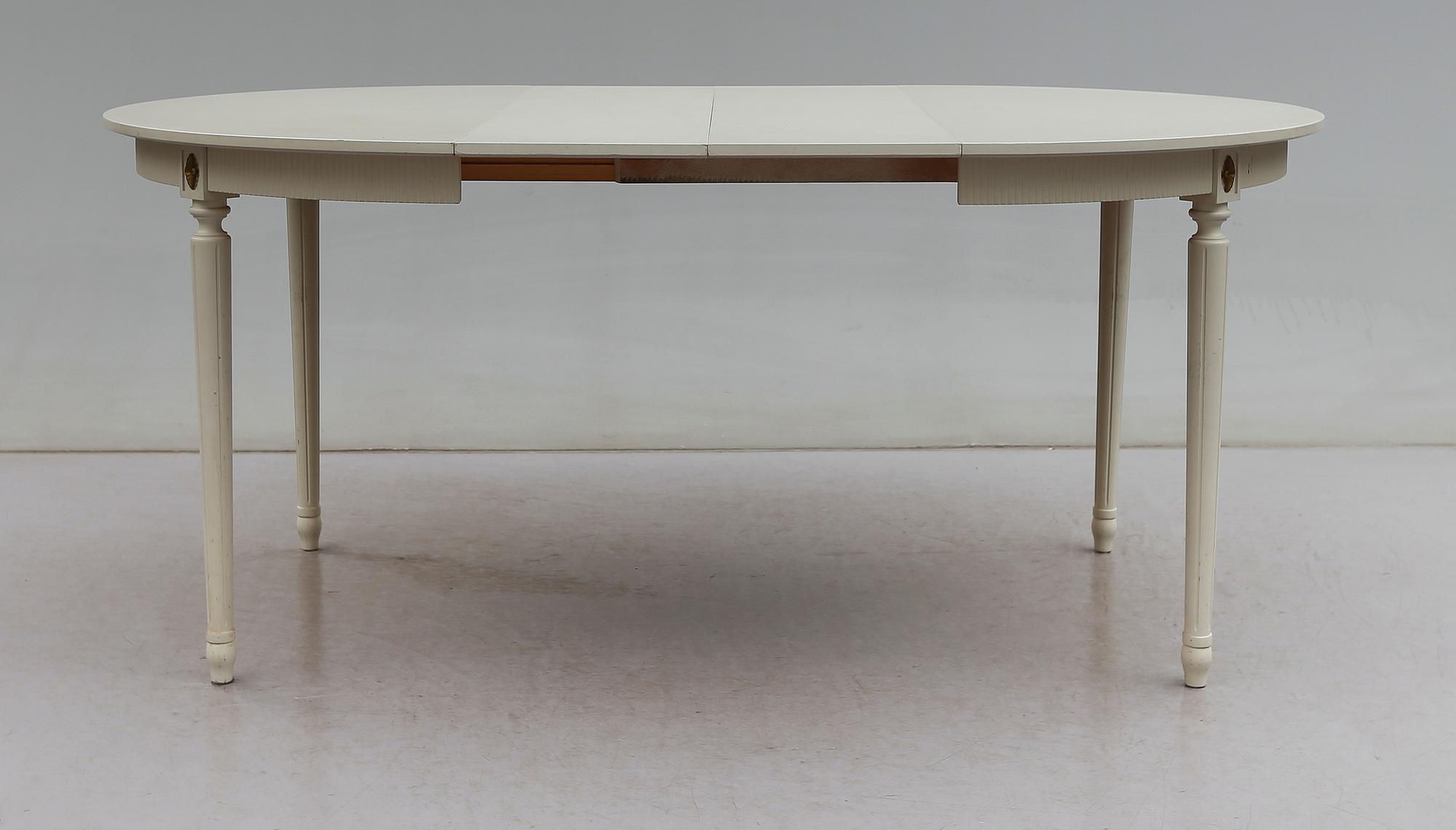 MATGRUPP, 7 delar, gustaviansk stil, 1900-talets andra hälft.