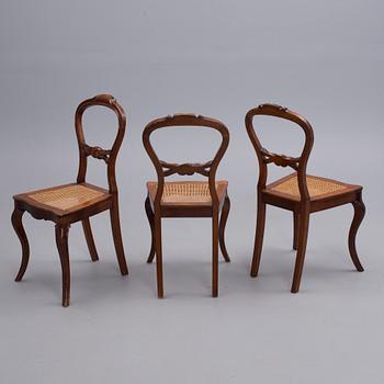 STOLAR, 6 st, rokokostil, 1800-talets slut.