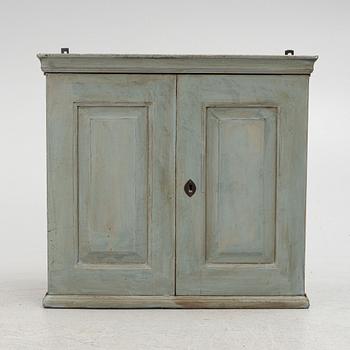 A wall cabinet, 19th century.