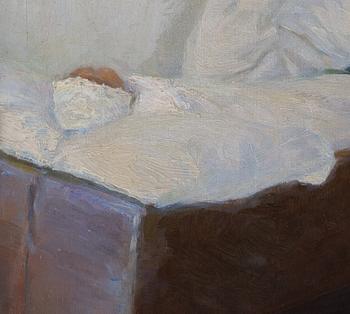 Marie Martha Krøyer, "Italienska med barn" (Modersglädje).