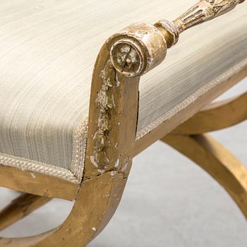 An early 19th century late Gustavian stool.