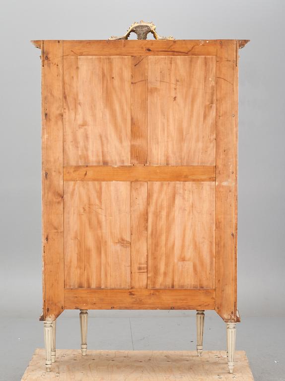 VITRINSKÅP, sengustaviansk stil, 1900-första hälft.