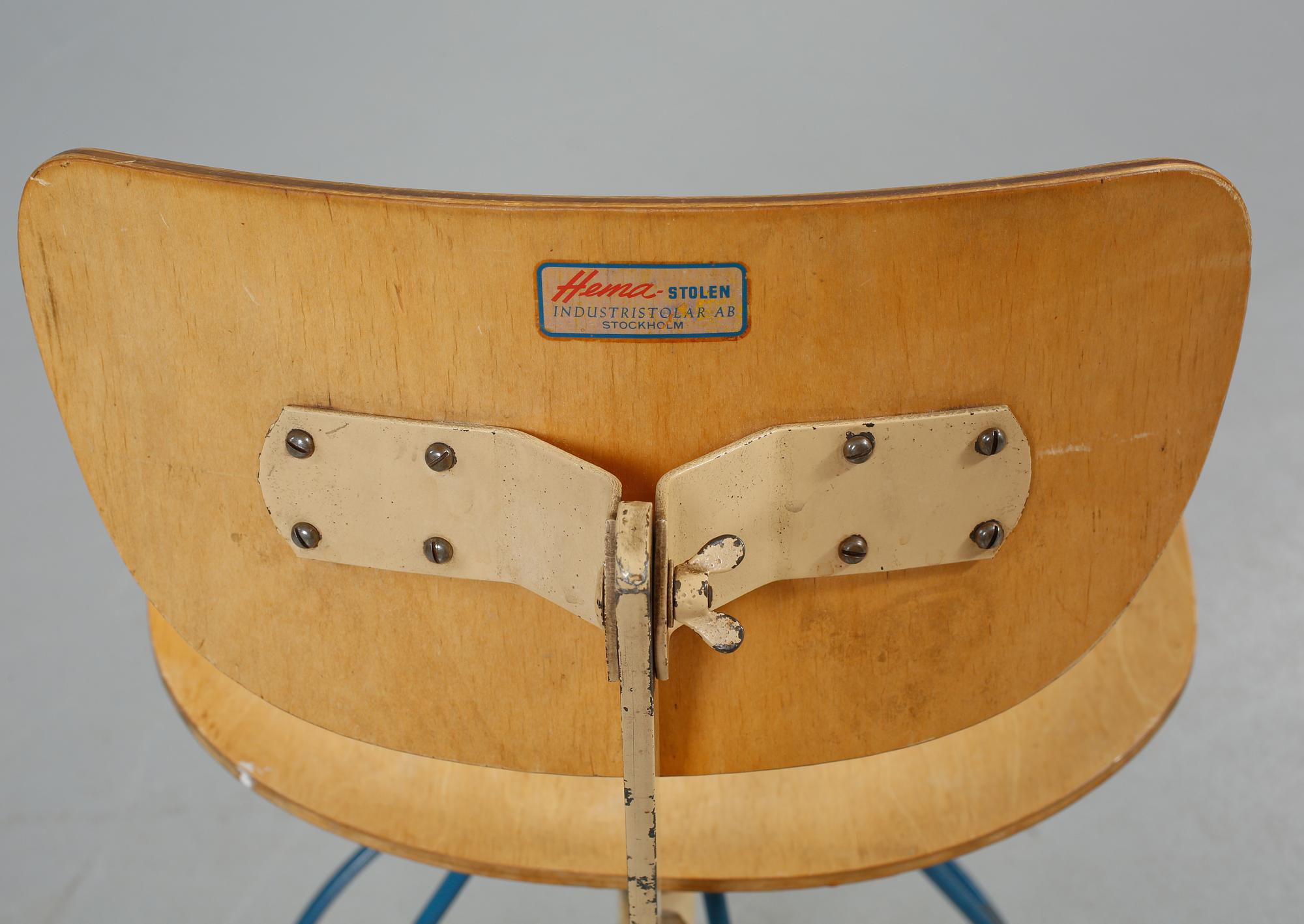 STOL, Hema-stolen, omkring 1900-talets mitt.