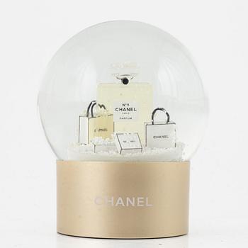 Chanel, snow globe.