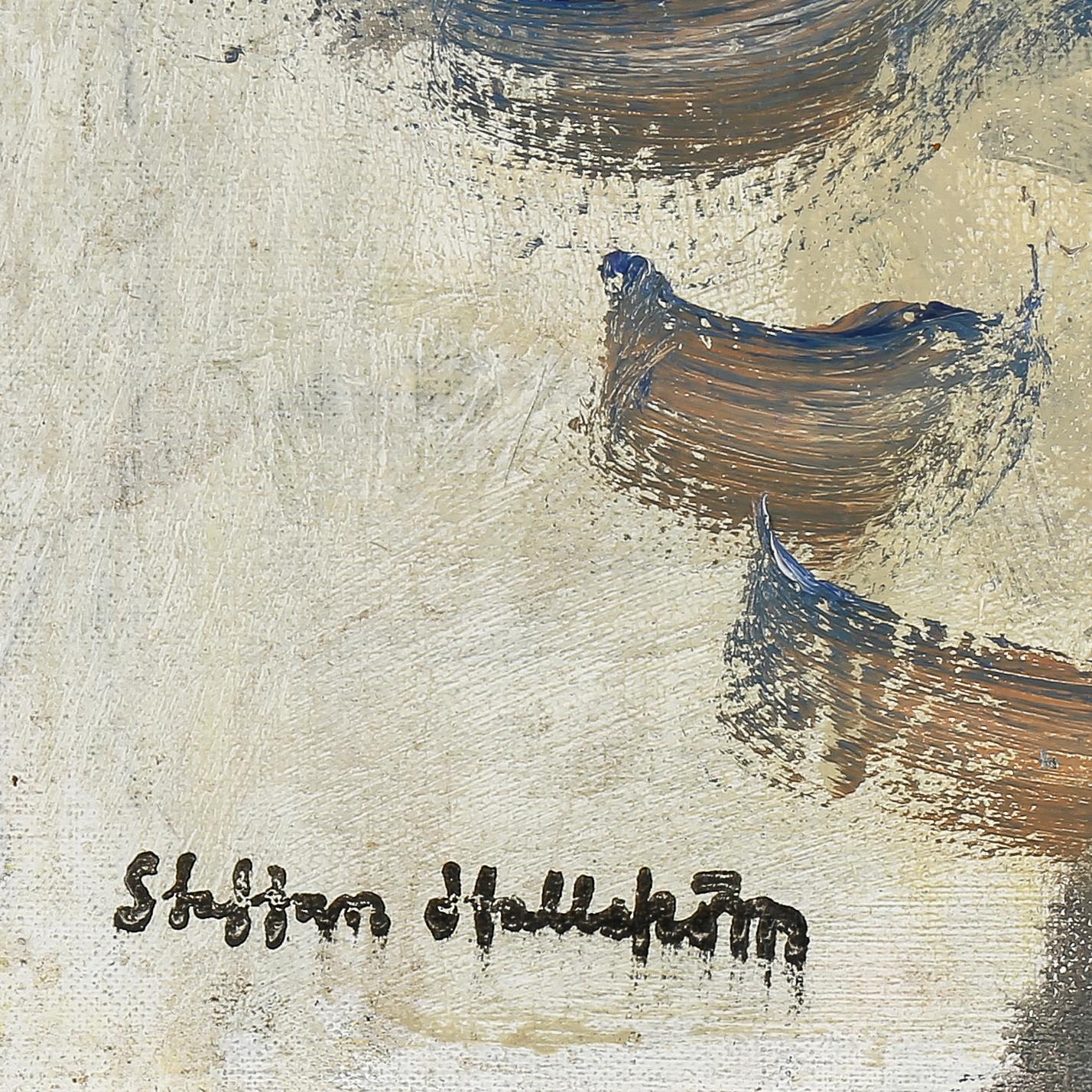 STAFFAN HALLSTRÖM, olja på duk, signerad.