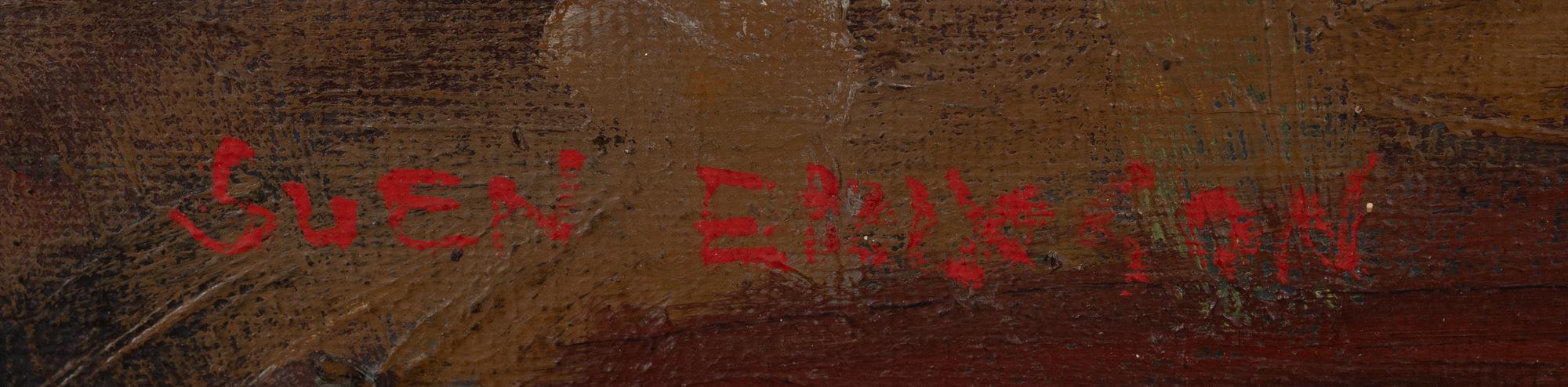 Sven X:et Erixson, Från Bror Hjorths ateljé i Paris.