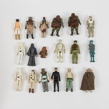 A lot of 39 Star Wars action figures by Kenner 1970/80s.