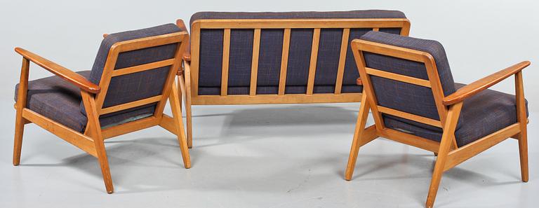 SOFFA och FÅTÖLJER, ett par, "Esbjerg", Ikea, 1900-talets tredje kvartal.