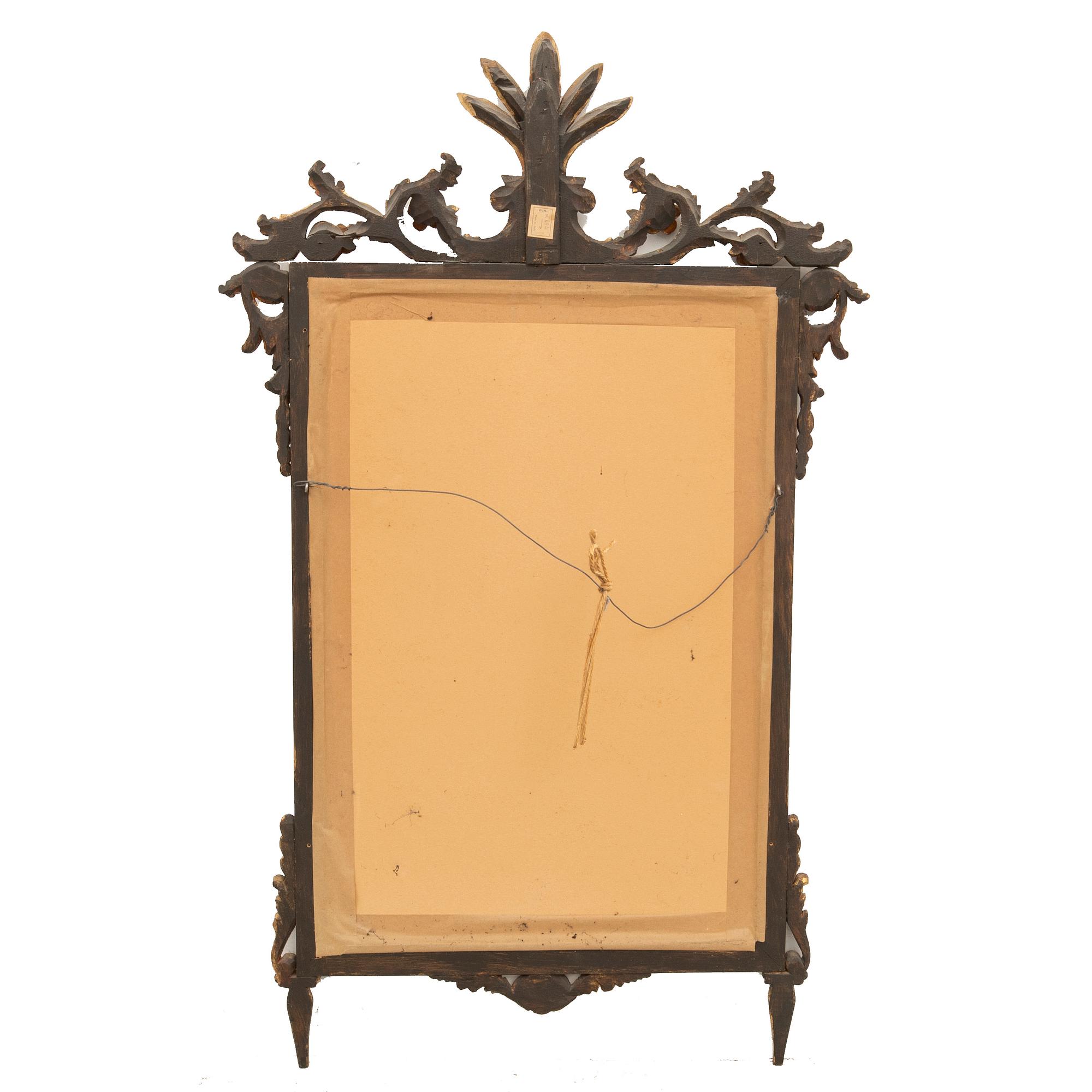 Mirror Louis XVI style Italy mid-20th century.