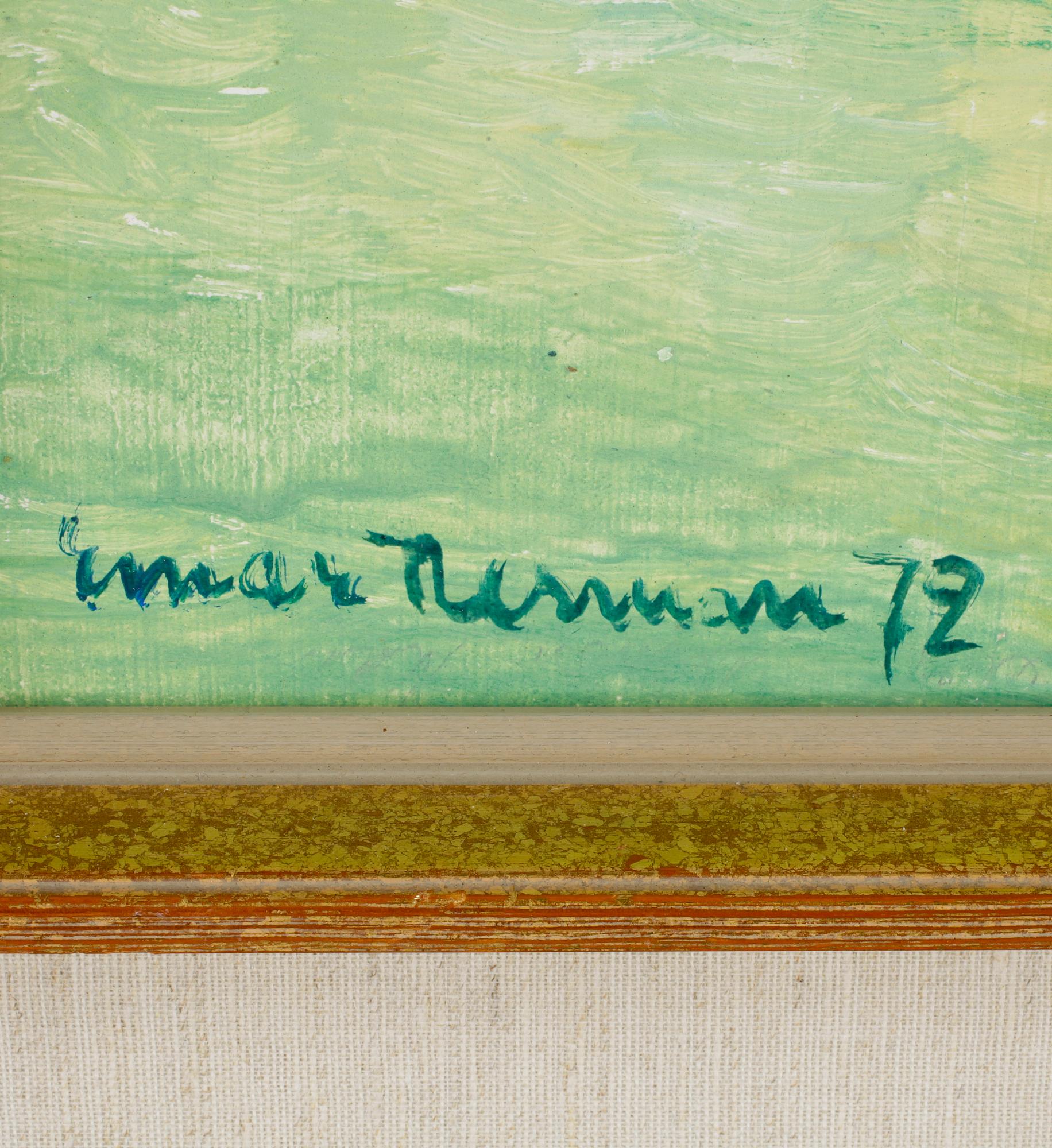 EINAR NERMAN, olja på pannå. Sign o dat 72.