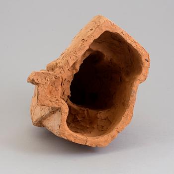 SKULE WAKSVIK, sculpture, terracotta, signed and dated 1965.