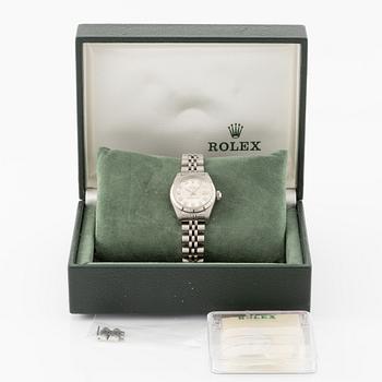 Rolex, Oyster Perpetual, Datejust, "Diamond Dial", wristwatch, 26 mm.