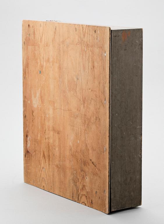 LJUSLÅDA, allmoge. Daterad 1825.