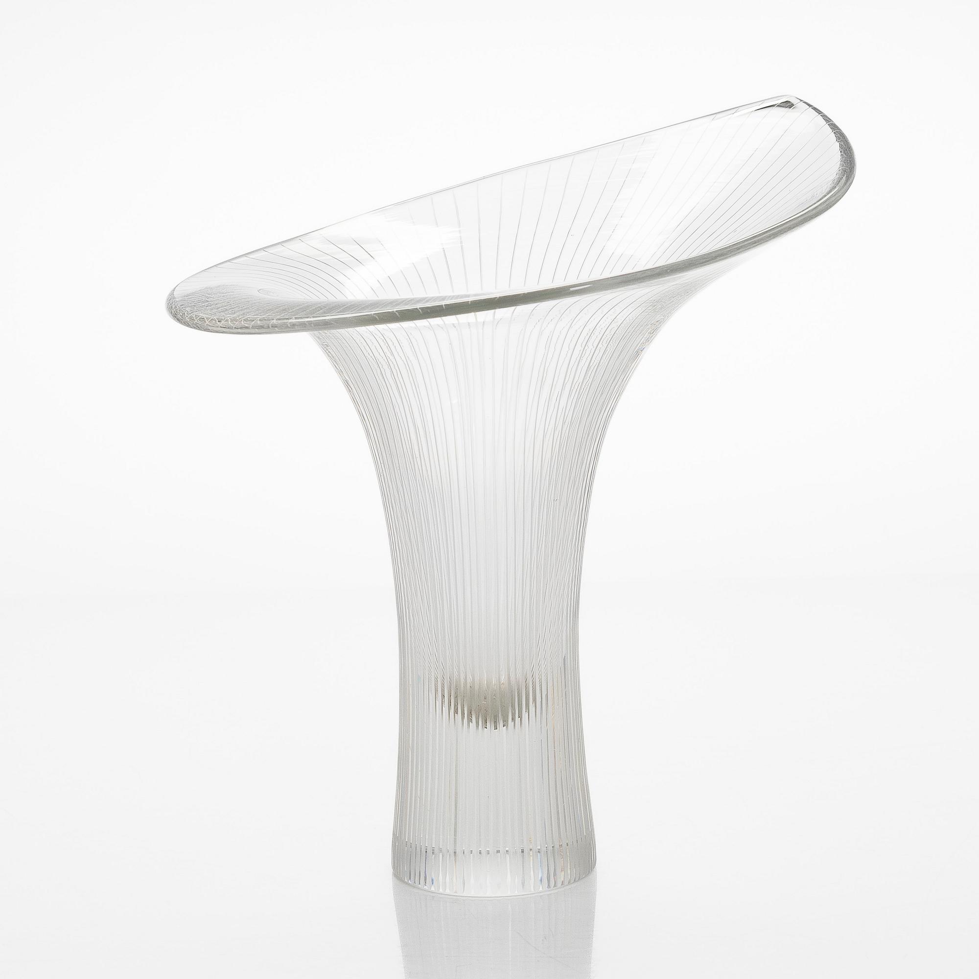 Tapio Wirkkala, a 'Chanterelle' vase, signed Tapio Wirkkala, Iittala.