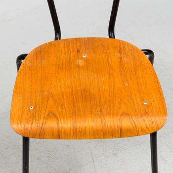 A set of six chairs, second half of the 20th century.