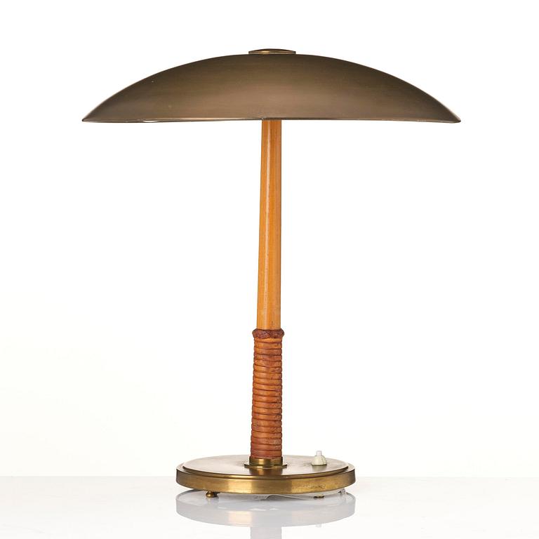 Harald Notini, bordslampa, modell 15525, Arvid Böhlmarks Lampfabrik, Stockholm, 1950-tal.