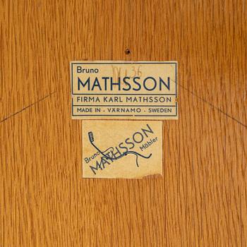 Bruno Mathsson, an 'Annika' coffee table, Firma Karl Mathsson, Värnamo, Sweden, mid 20th Century.