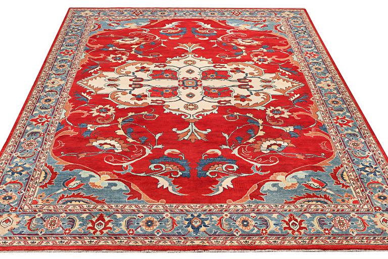 A Kazak carpet, c. 354 x 266 cm.