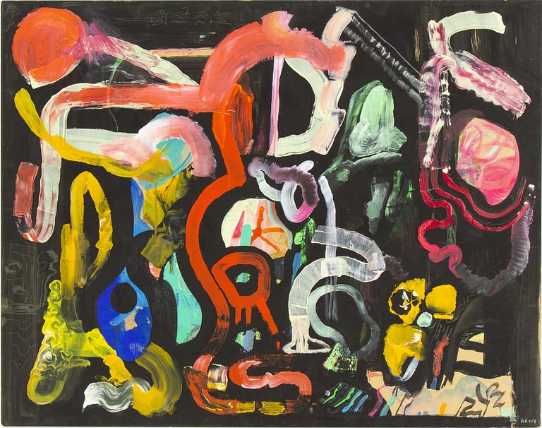 Hanna Andersson, acrylic on panel, signed and dated -16.