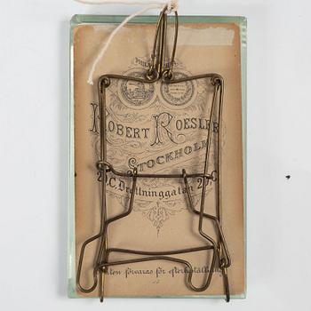 Anders Zorn, Egenhändigt signerat kort, porträttbild, samt signerat fotografi.