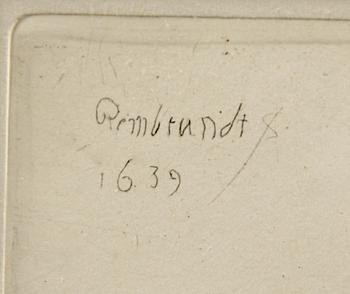 REMBRANDT HARMENSZ VAN RIJN, efter. Etsningar, 2 st.