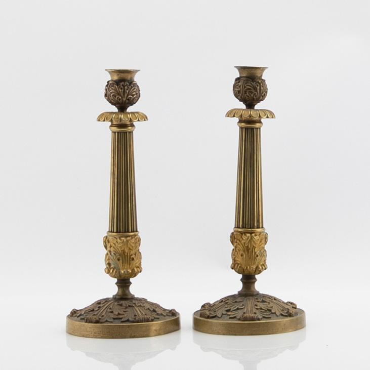 Candelabra a pair, France first part of the 19th century, Empire.
