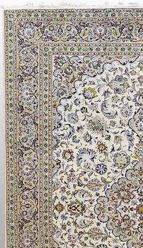 Carpet, Keshan, approx. 350 x 244 cm.