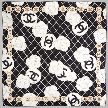 A Chanel silk scarf 2017.