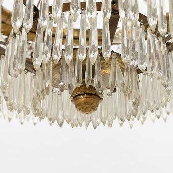 An Empire chandelier, first half of the 19th Century.