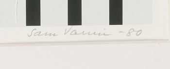 Sam Vanni, serigrafi, signerad och daterad -80, numrerad 91/100.