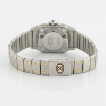 Cartier, Santos Carrée, wristwatch, 23,5 x 23,5 (34,5) mm.