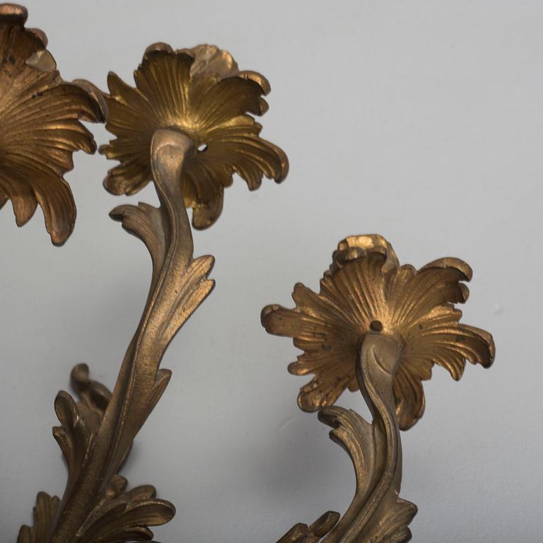 a pair of wall sconces from 19th century.